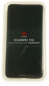 Huawei Leather Bag Gsm - 51993703 Huawei Smart View Flip Cover P40 Black