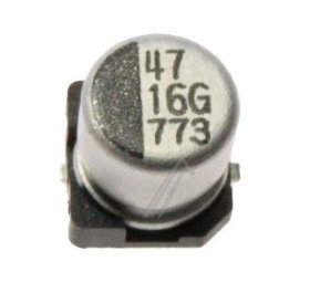 Vestel Smd Electrolytic - 47uf-16v 30024769 Cap Elch 47µf 16v M 52ma 5x5 4 Rohs