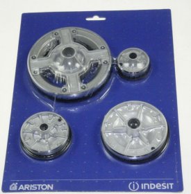 Whirlpool Indesit Burner Cap - C00091686 Kit Head - Flame Splitter Ph640m