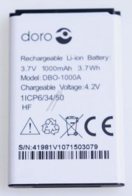 Doro Phone Battery Packs - Dbo-1000a - Dbaa-1000a 380147 Doro Replacement Battery Suitable For 1370-1372-2404 Eco