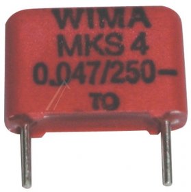 Wima Mks4 Pulse Capacitor - 0 047uf-250v Mks4f024703c00jssd Mks4-capacitor Rm=10mm -rohs-