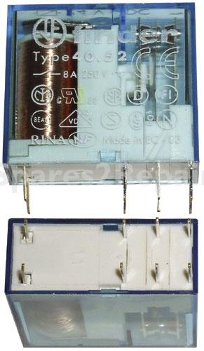 Finder Pcb Relay To 12v - 12vdc 8a-250vac 40 52 9 012 0000 Relay