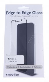 Mobilize Display Protective Film - 57712 Mobilize Edge-to-edge Glass Display Protection Motorola Edge 50 Pro Adhesive