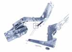 Liebherr Housing Part - 704011301 K10 Hinge Set Top-bottom Without Tab
