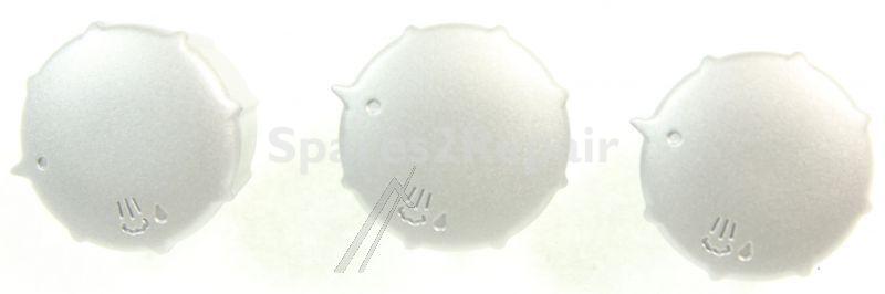 Saeco Lever Set - 11004372 996530002252 Hwd Rotary Knob Silver Odea