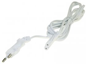 Compatible Eurocable With Double Sockets - Euro Lead White 2m Compatible Eurocable With Double Sockets - Euro Lead White 2m