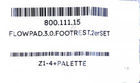 Soflow Casing Cover - 800 111 15 Flowpad 3 0: Footrest
