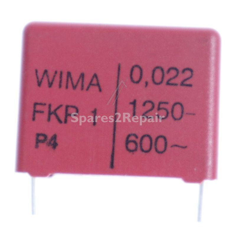 Wima Fkp1 Pulse Capacitor - 0 022uf-1250v Fkp1-pulse Capacitor Rm=22 5mm