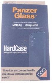 Panzerglass Leather Bag Gsm - 0473 Panzerglass Hardcase With D3o Samsung Galaxy A55 5g | Black