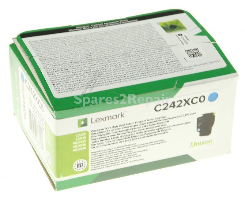 Lexmark Toner Cartridge - C242xc0 Toner Cartridge Cyan 3 5k