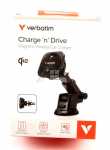 Verbatim Capstan Mounting - 31861 Charge N Drive Qi2 Magnetic Wireless Car Holder & Charger