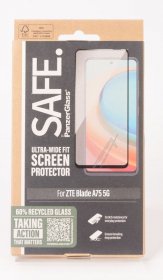 Safe By Panzerglass Display Protective Plastic Film - Sarnuwfg12965 Safe By Panzerglass Screen Protector W Black Frame Zte Blade A75 5g | Ultra-wide Fit