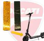 Platum Reflector - Spare160 Fr-rflc-je-mo-250001 Reflectors With Stickers For Front Fork 2 Pcs