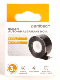 Inotech Insulating Tape - Ruban Auto Amalgamant 25mm Noir Longueur 3 MÈtres - 121599