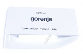 Hisense Gorenje Detergent Dispenser Cover - 872232 Condenser Control Hand Nd 1-7kg Ta Hp Sp-k-22sig