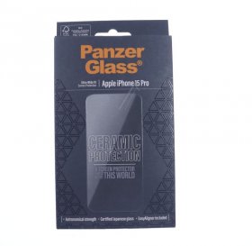 Panzerglass Display Protective Film - 2838 Panzerglass Ceramic Protection For Iphone 15 Pro | Ultra-wide Fit W Easyaligner
