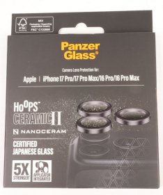 Panzerglass Display Protective Plastic Film - Pg63347 Panzerglass Hoops Ceramic Ii Camera Lens Protector Iphone 17 Pro | Iphone 17 Pro Max | Iphone 16 Pro | 16 Pro Max