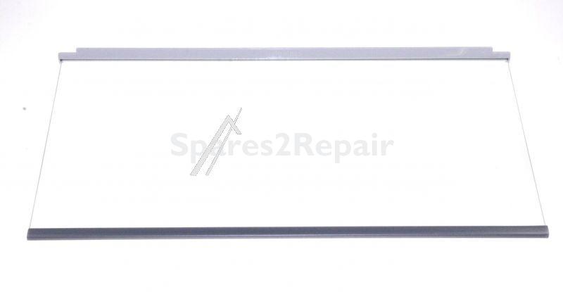 Glass Panel - C00323435 480132101256 Glass Shelf Ffc +gw & Silver Profiles [Whirlpool Indesit]