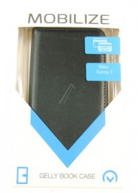 Mobilize Leather Bag Gsm - 23925 Mobilize Classic Gelly Wallet Book Case Wiko Sunny 2 Black