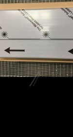 Elica Fireplace - Tub0131563a Lower Rear Flue Tubo Inf Isola h560 Ix430 2b-sb R10 Pie