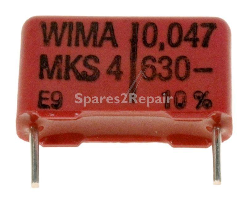 Wima Mks4 Pulse Capacitor - 0 047uf-630v Mks4j024704b00kssd Mks4 Metal Capacitor Rm15