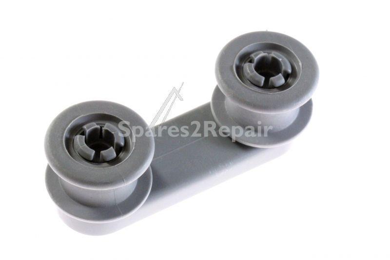 Roller For Dishwasher Basket - C00314368 481290508686 Support Wheel & Wheel Grey [Whirlpool Indesit]