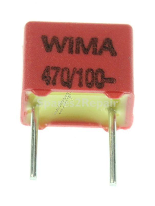 Wima Foil Capacitor - 470pf-100v Fkp2-impulskondensator Rm=5mm -rohs-konform-