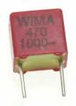 Wima Foil Capacitor - 470pf-1000v Fkp2-impulskondensator Rm=5mm -rohs-konform-
