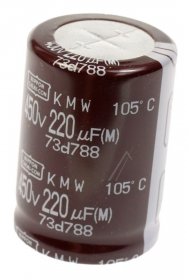 Nippon Chemi Con 450v Radial Electrolytic 105 D - 220uf-450v Elco Radial Ncc 105° 25,4x35mm Snap-in