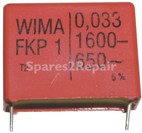 Wima Fkp1 Pulse Capacitor - 0 033uf-1600v Fkp1t023306d00jssd Fkp1 Pulse Capacitor Rm=27 5mm
