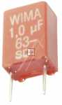 Wima Mks2 Pulse Capacitor - 1,0uf-63v Mks2 -capacitor Rm=5mm -rohs-