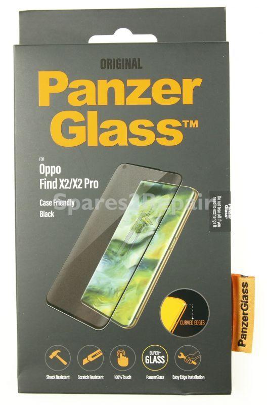 Panzerglass Display Protective Film - 7062 Premium Protective Glass For Oppo Find X2-x2 Pro Case Friendly Black