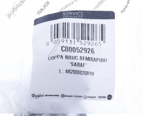 Mechanical Components - C00052926 482000026819 Burner Cup - Medium Burner [Whirlpool Indesit]