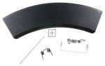 Washing Machine And Tumble Dryer Door Handles - 4055271565 Black 7965 Door Handle Kit [Electrolux Aeg]