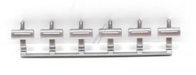 Lever Set - C00323311 480132100593 Keyboard Silver Platino [Whirlpool Indesit]