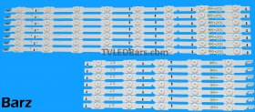 Barz LED Backlight Array Samsung BN96-34251A + BN96-34252A 55" CY-GH055HGLV3H CY-GH055HGLV3V DUGE-550DCA-R5 + DUGE-550DCB-R5 14pcs