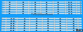 Samsung 58 inch Full LED Backlight Array - BN96-32771A + BN96-32772A - 2014SVS58_MEGA - UE58H / UE58J