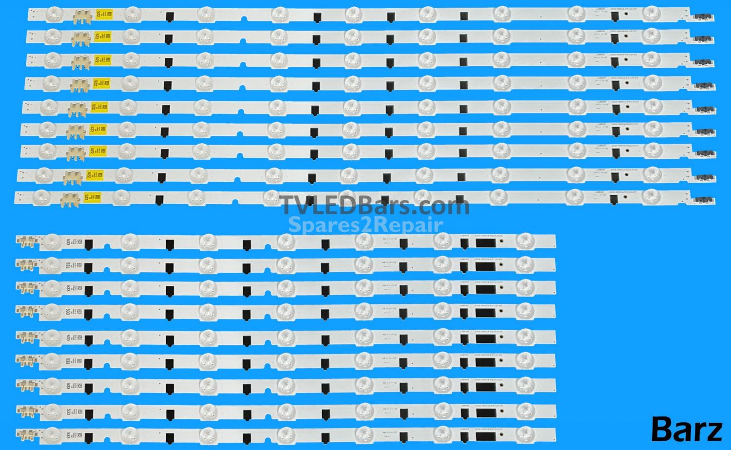 Samsung 50 inch Full LED Backlight Array - D2GE-500SCA-R3 + D2GE-500SCB-R3 - 2013SVS50F L + R - BN96-25310A + BN96-25311A - UE50F
