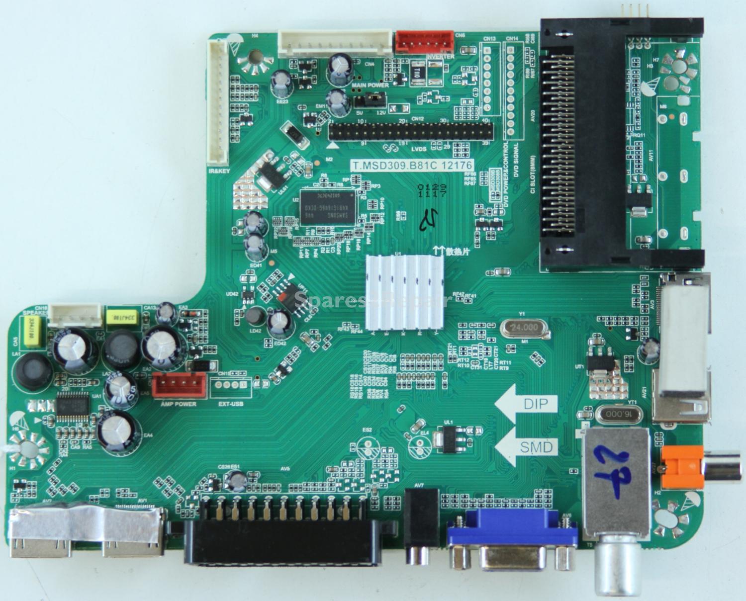 Blaupunkt BLA-50/148I-GB-5B2-FHBKU-EU - Main AV - V500HJ1-PE8 - 4502296-6-CVTE - T.MSD309.B81C - 12176