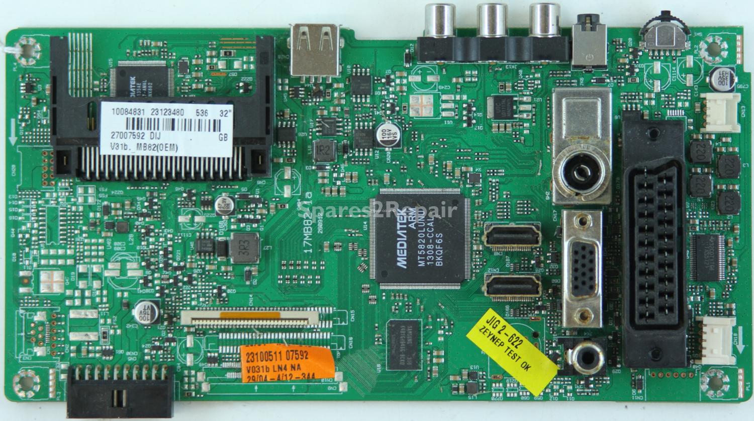 Bush LED32127HDT - Main AV - 23123480 - 17MB82-1a - 260912