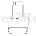 Button - 3875121000 Control Knob High-grade Steel [Electrolux Aeg]