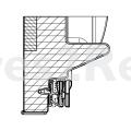 Fridge Door - 140028604019 Fridge Door 7801 1032x538mm [Electrolux Aeg]