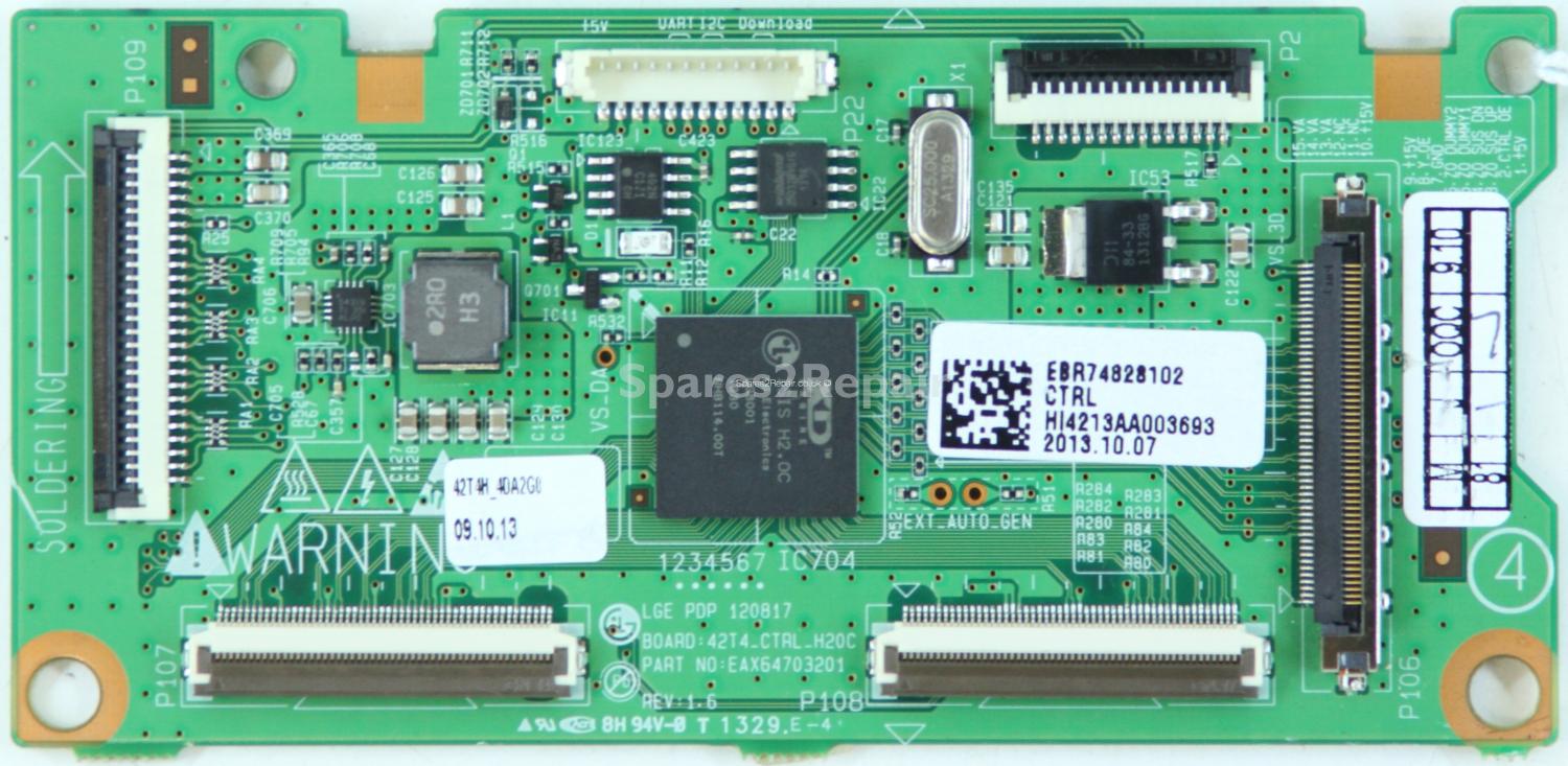 LG 42PN450B - Logic CTRL - EAX64703201 - REV:1.6 - EBR74828102 - 42T4_CTRL_H20C - LGE PDP 120817