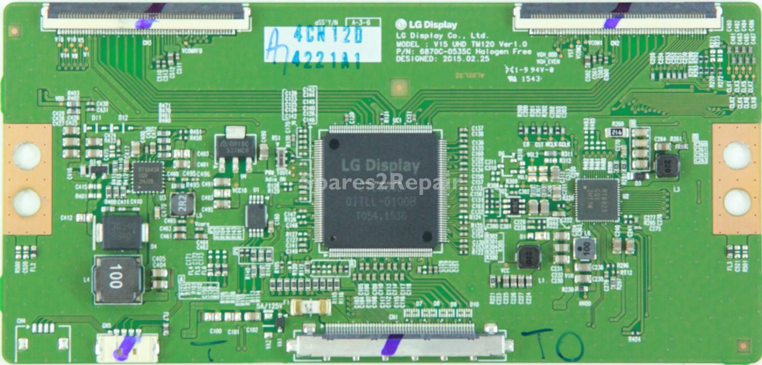 LG 49UF680V-ZA - T-Con - 6871L-4221A - 6870C-0535C - V15 UHD TM120 Ver1.0