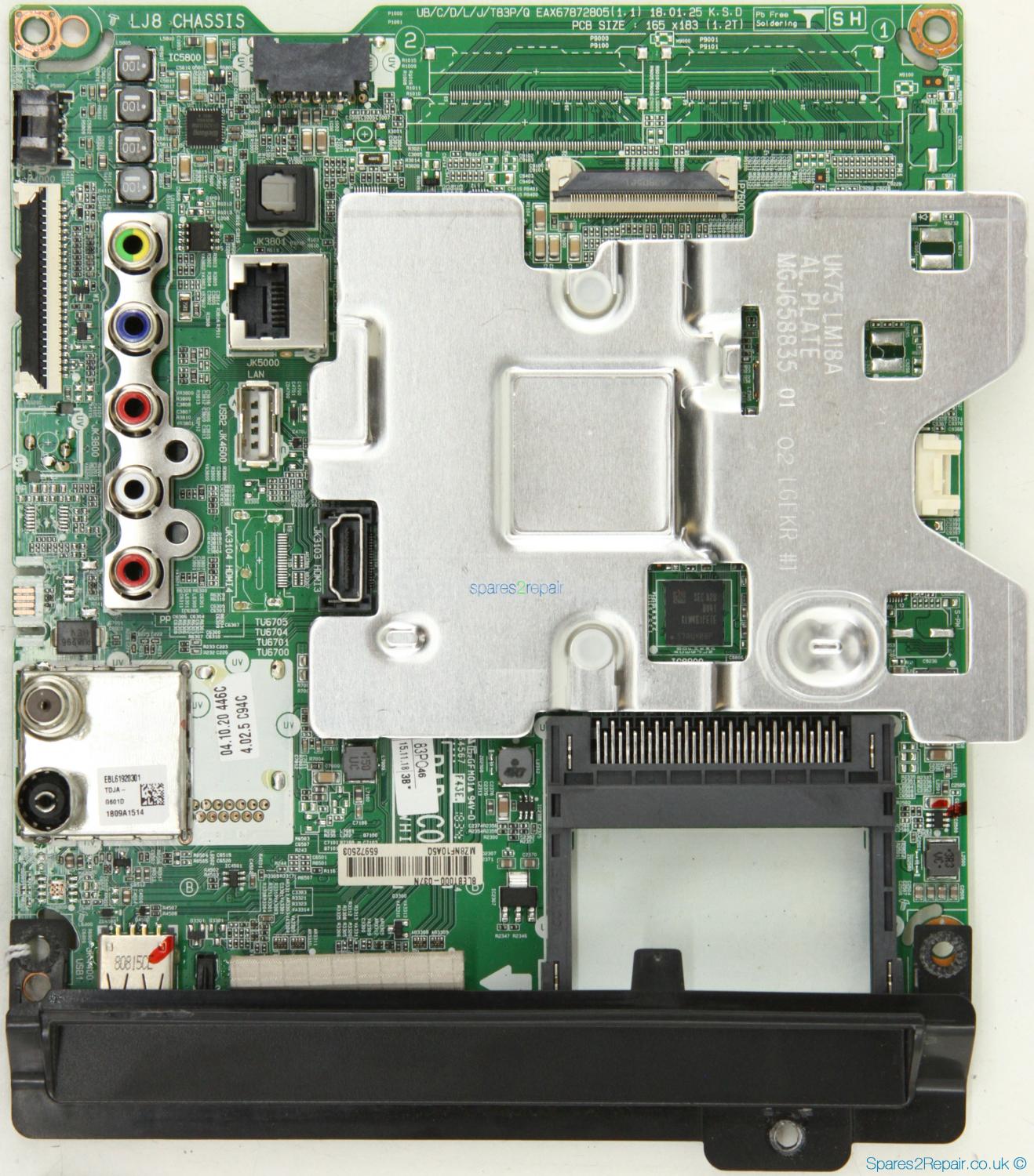 LG 75UK6200PLB - Main AV - EBT65972503 - EAX67872805(1.1) - UB/C/D/L/J/T83P/Q