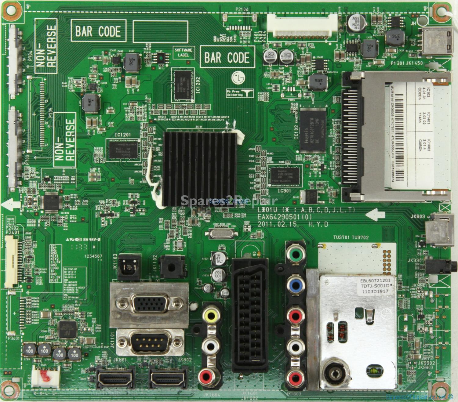 LG 47LV450U - Main AV - EBT61396874 - EAX64290501(0)