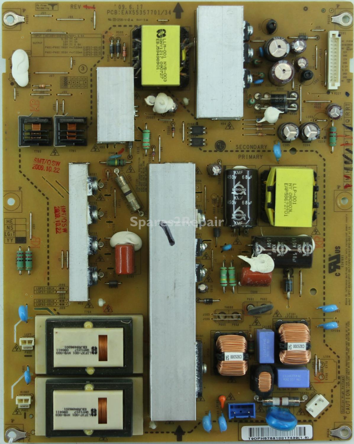 LG 37LH4000 - PSU - EAX55357701/33 - Rev 1.4 - LGP37-09LF