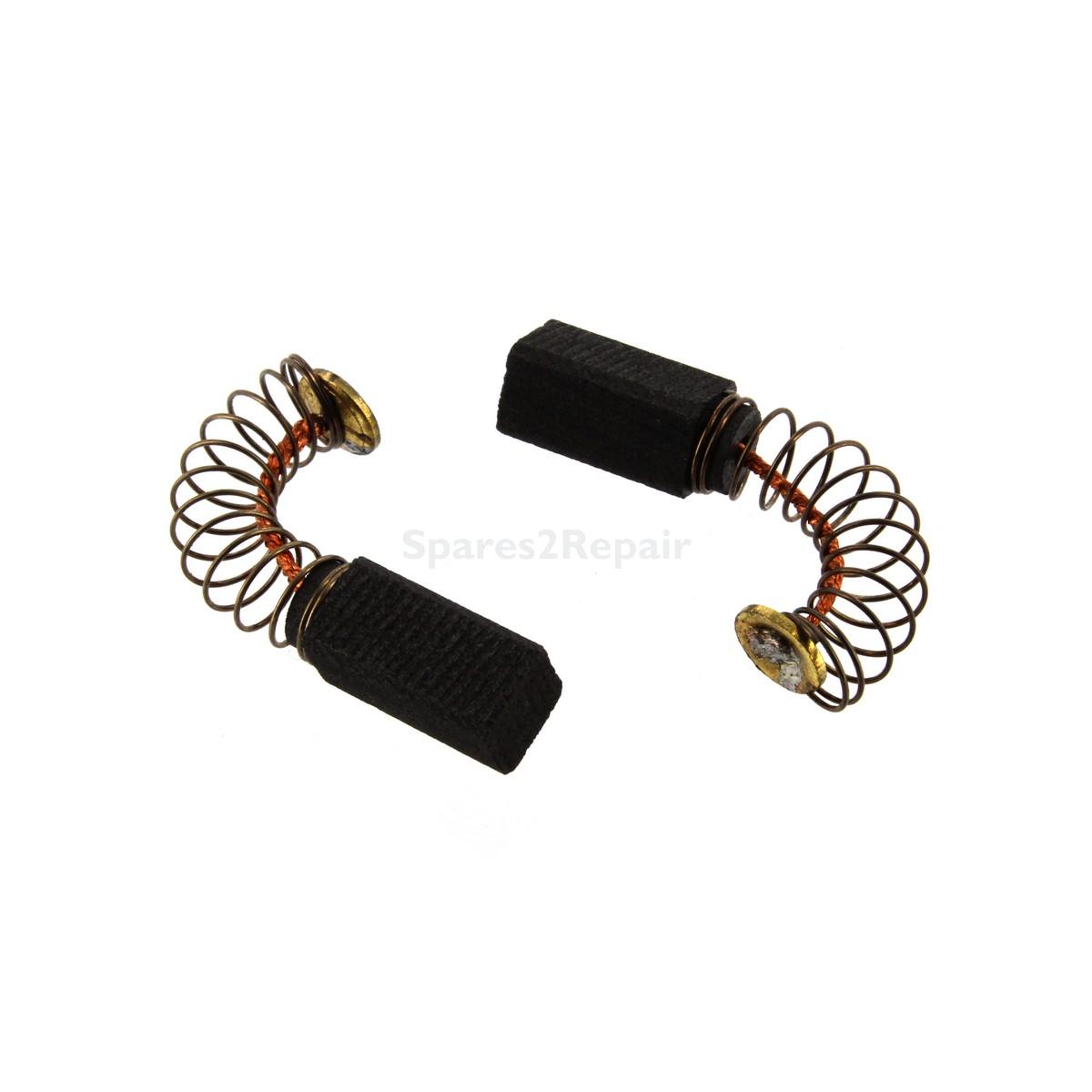Compatible for Black & Decker Square Profile Lawnmower & Power Tool Carbon Brushes (13mm x 6.3mm x 6.3mm, Pack of 2)