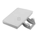 Compatible for AEG Lavamat 1100; Electrolux EW, EWC; Zanussi FCS Series White Plastic Door Handle
