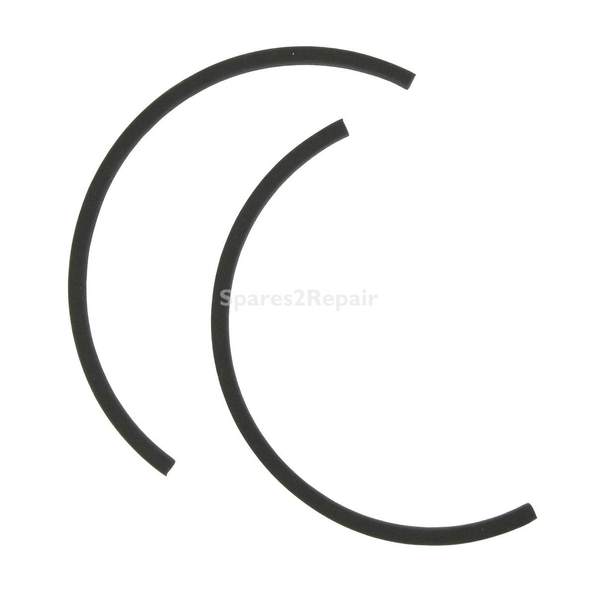 Compatible for Dyson DC07, DC14 Series Post-Motor HEPA Filter Sealing Gasket (Pack of 2)